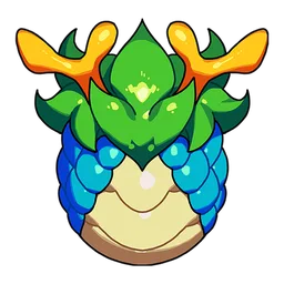 Blue Dragon egg pattern