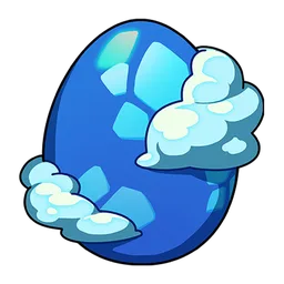 Blue Lightning Dragon egg pattern