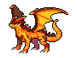 Lava Dragon Normal Growth Forms Stage 3