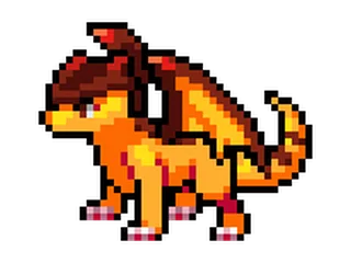 Lava Dragon Normal Growth Forms Stage 2