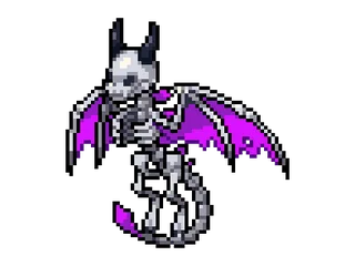 Skeleton Dragon Normal Growth Forms Stage 3