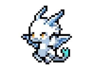 White Thunder Dragon Normal Growth Forms Stage 1