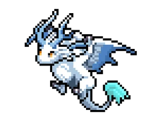 White Thunder Dragon Normal Growth Forms Stage 2