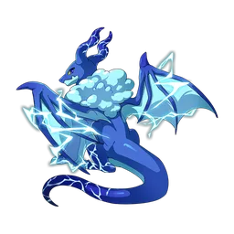 Blue Lightning Dragon